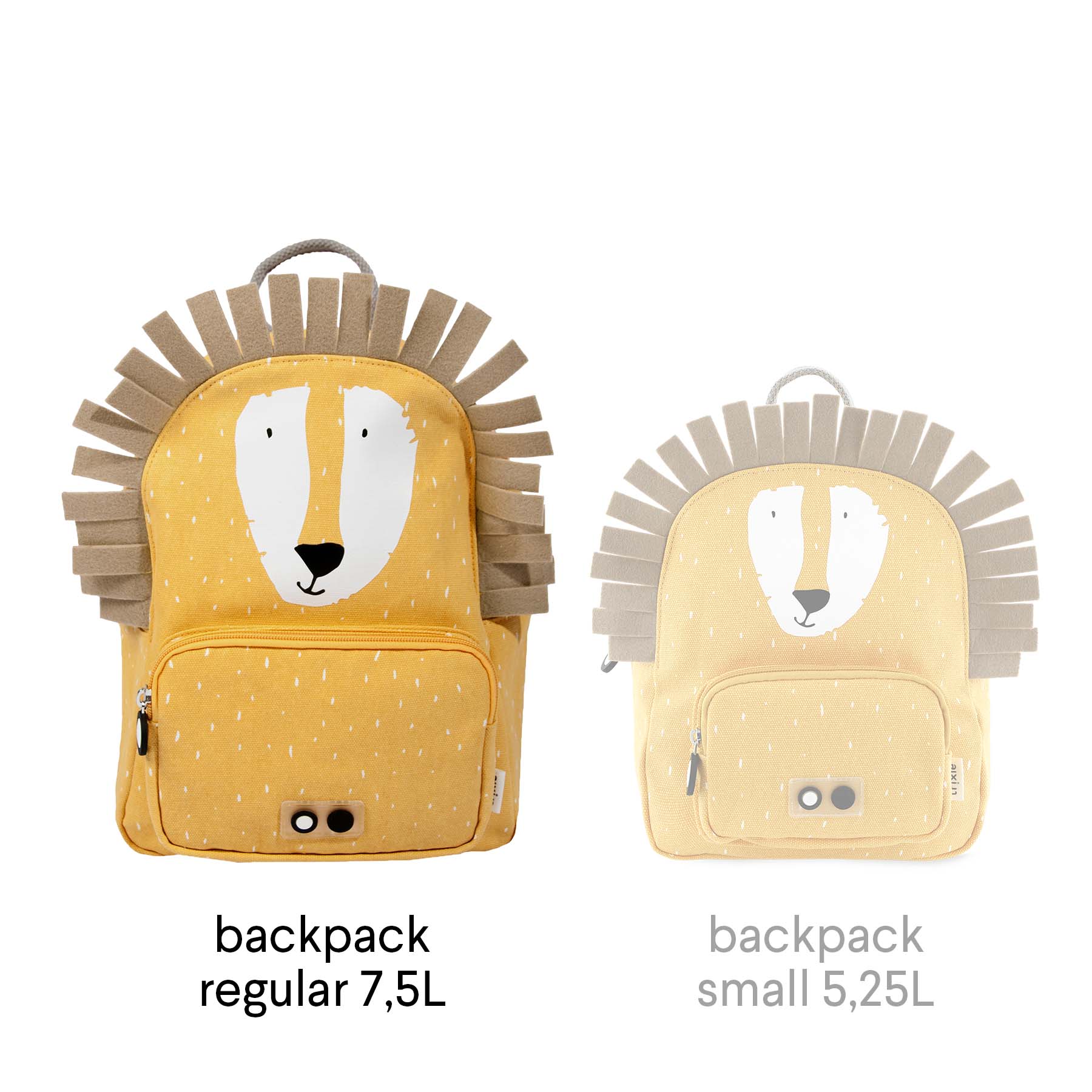 Trixie Backpack - Mr. Lion (Min. of 2 PK, multiples of 2 PK) - MAIGHAN DISTRIBUTION CANADA