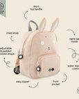 Trixie Backpack small - Mrs. Rabbit (Min. of 2 PK, multiples of 2 PK) - MAIGHAN DISTRIBUTION CANADA