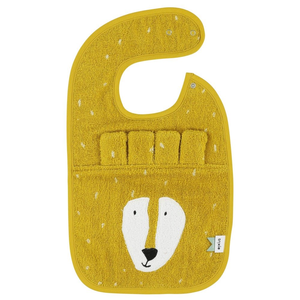 Trixie Bib - Mr. Lion (Min. of 3 PK, multiples of 3 PK) - MAIGHAN DISTRIBUTION CANADA