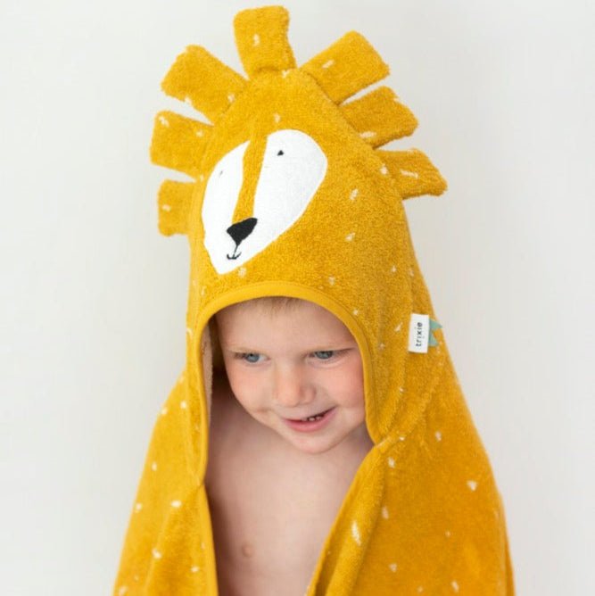 Trixie Hooded towel | 70x130cm - Mr. Lion (Min. of 2 PK, multiples of 2 PK) - MAIGHAN DISTRIBUTION CANADA