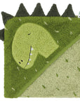 Trixie Hooded towel | 75x75cm - Mr. Dino (Min. of 2 PK, multiples of 2 PK) - MAIGHAN DISTRIBUTION CANADA