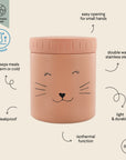 Trixie Insulated food jar 350ml - Mrs. Cat (Min. of 3 PK, multiples of 3 PK) - MAIGHAN DISTRIBUTION CANADA