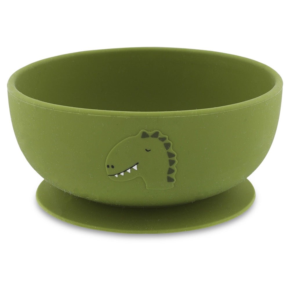 Trixie Silicone bowl with suction - Mr. Dino (Min. of 2 PK, multiples of 2 PK) - MAIGHAN DISTRIBUTION CANADA