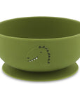 Trixie Silicone bowl with suction - Mr. Dino (Min. of 2 PK, multiples of 2 PK) - MAIGHAN DISTRIBUTION CANADA