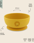 Trixie Silicone bowl with suction - Mr. Lion (Min. of 2 PK, multiples of 2 PK) - MAIGHAN DISTRIBUTION CANADA