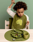 Trixie Silicone cutlery set 3 - pack - Mr. Dino (Min. of 2 PK, multiples of 2 PK) - MAIGHAN DISTRIBUTION CANADA