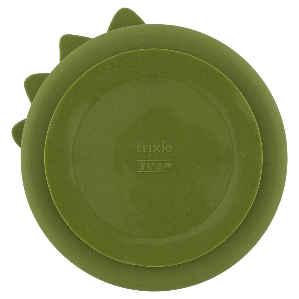 Trixie Silicone divided suction plate - Mr. Dino (Min. of 2 PK, multiples of 2 PK) - MAIGHAN DISTRIBUTION CANADA