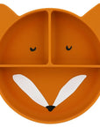 Trixie Silicone divided suction plate - Mr. Fox (Min. of 2 PK, multiples of 2 PK) - MAIGHAN DISTRIBUTION CANADA