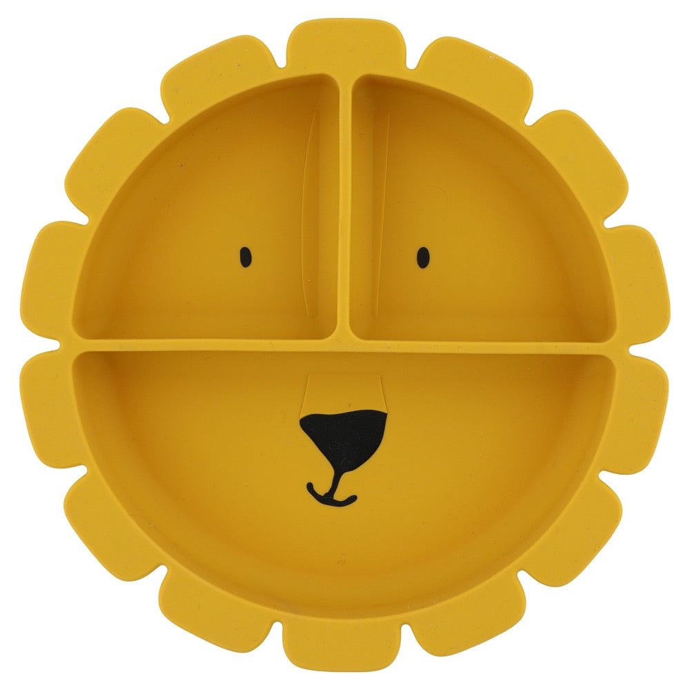 Trixie Silicone divided suction plate - Mr. Lion (Min. of 2 PK, multiples of 2 PK) - MAIGHAN DISTRIBUTION CANADA