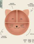 Trixie Silicone divided suction plate - Mrs. Cat (Min. of 2 PK, multiples of 2 PK) - MAIGHAN DISTRIBUTION CANADA
