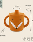 Trixie Silicone sippy cup - Mr Fox (Min. of 2 PK, multiples of 2 PK) - MAIGHAN DISTRIBUTION CANADA