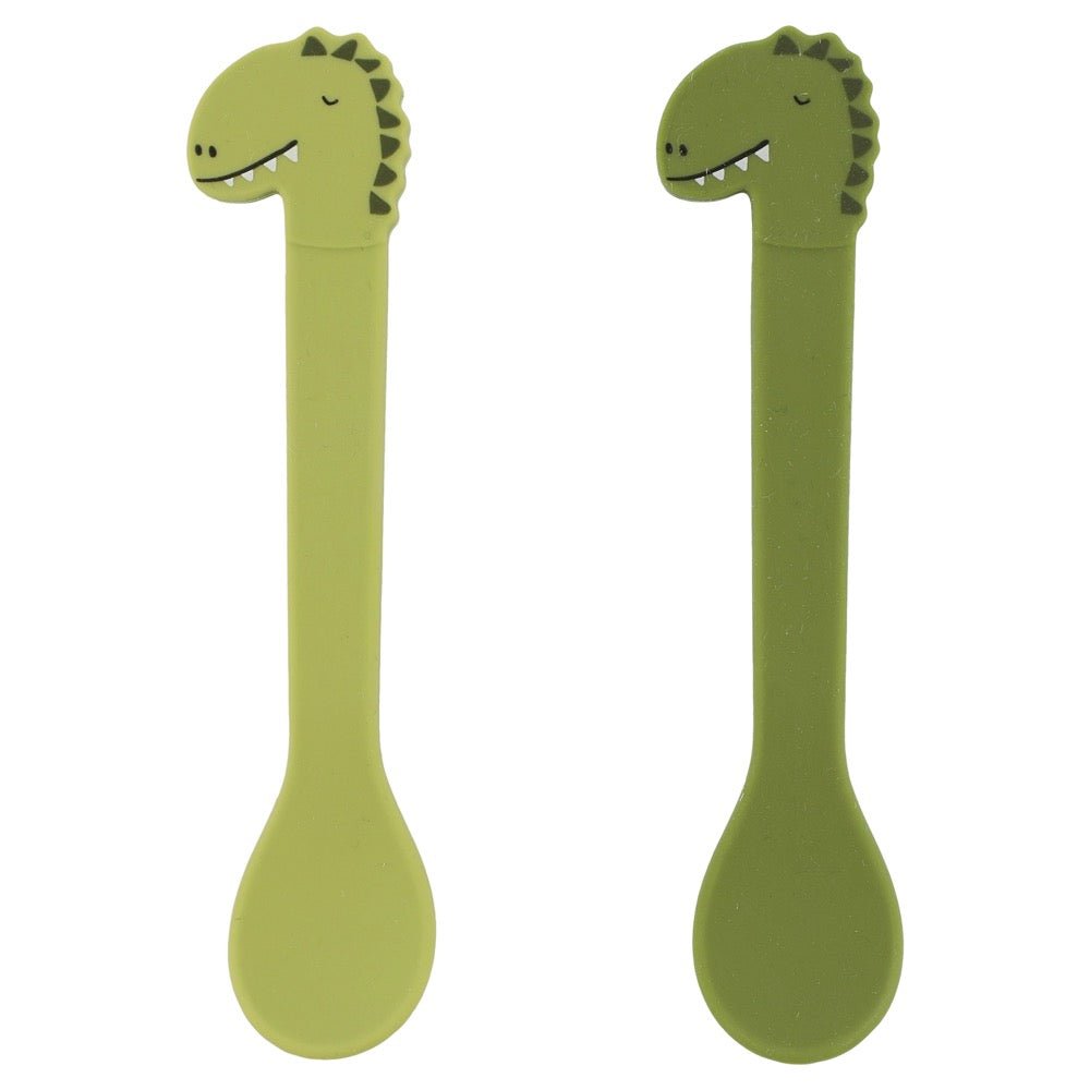 Trixie Silicone spoon 2 - pack - Mr. Dino (Min. of 2 PK, multiples of 2 PK) - MAIGHAN DISTRIBUTION CANADA