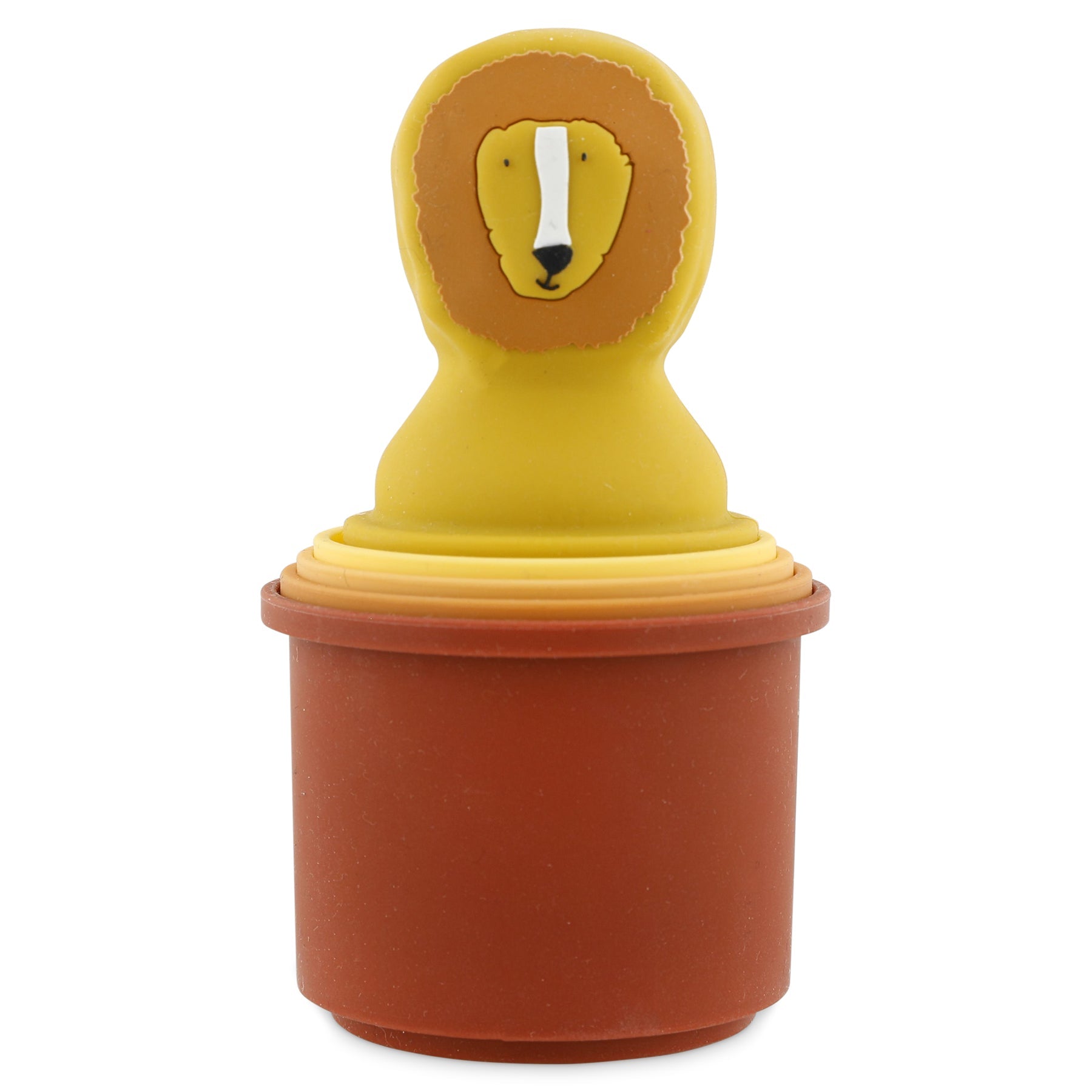 Trixie Stacking cups - 5pcs - Mr. Lion (Min. of 2 PK, multiples of 2 PK) - MAIGHAN DISTRIBUTION CANADA