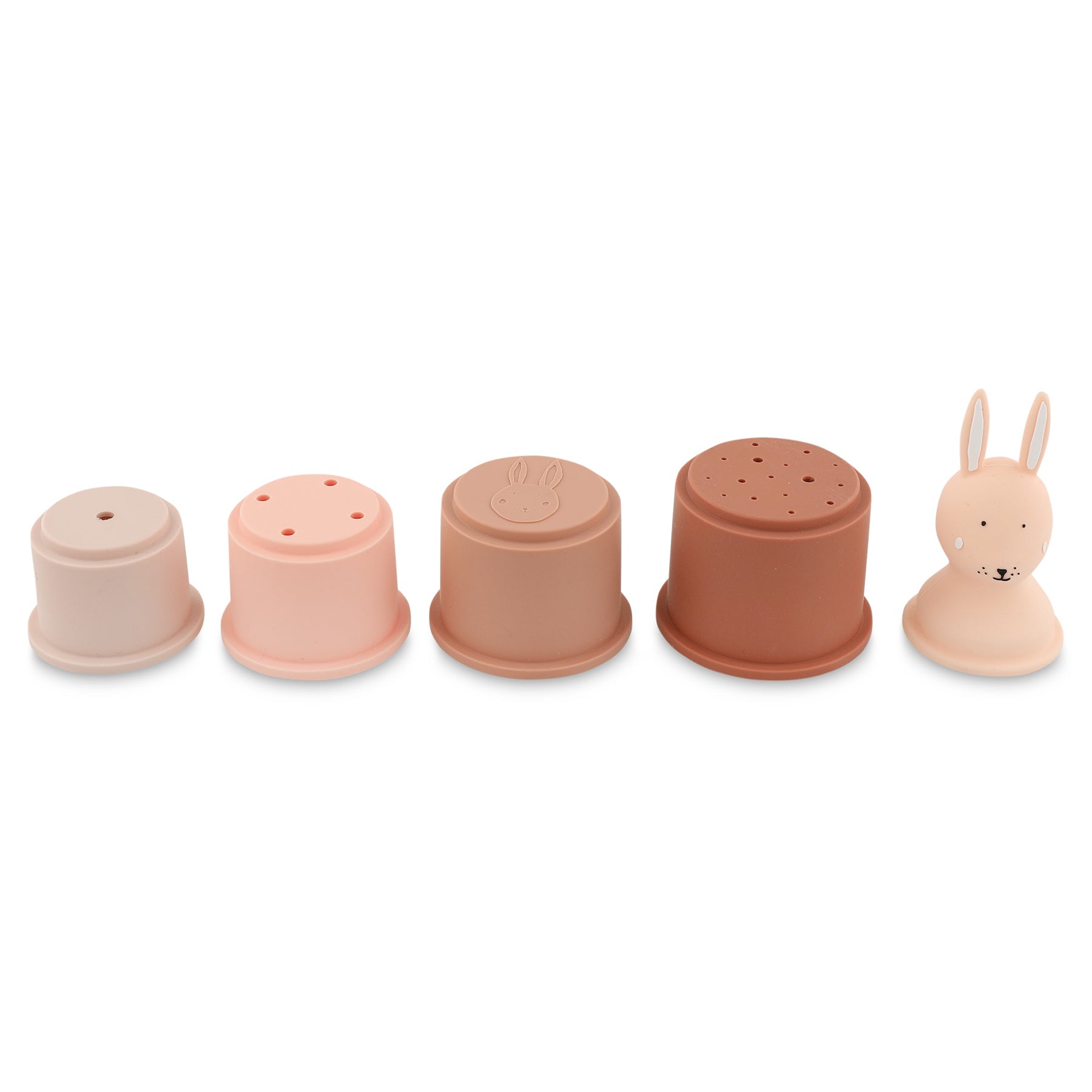 Trixie Stacking cups - 5pcs - Mrs. Rabbit (Min. of 2 PK, multiples of 2 PK) - MAIGHAN DISTRIBUTION CANADA