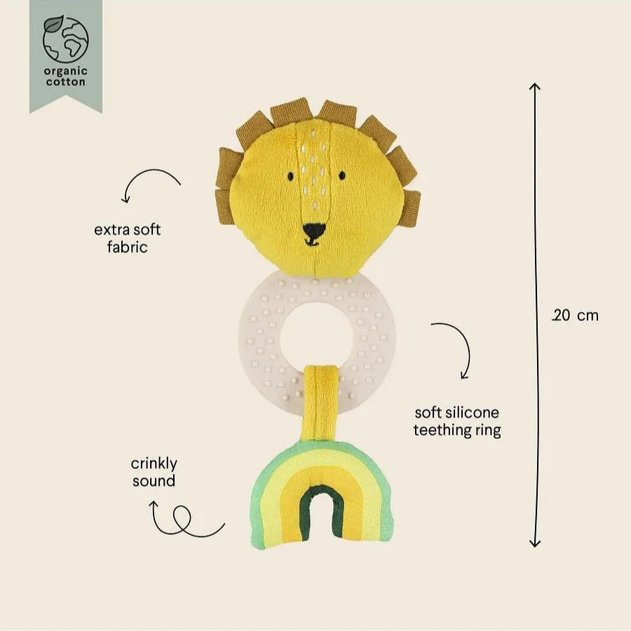 Trixie Teething toy - Mr. Lion (Min. of 2 PK, multiples of 2 PK) - MAIGHAN DISTRIBUTION CANADA