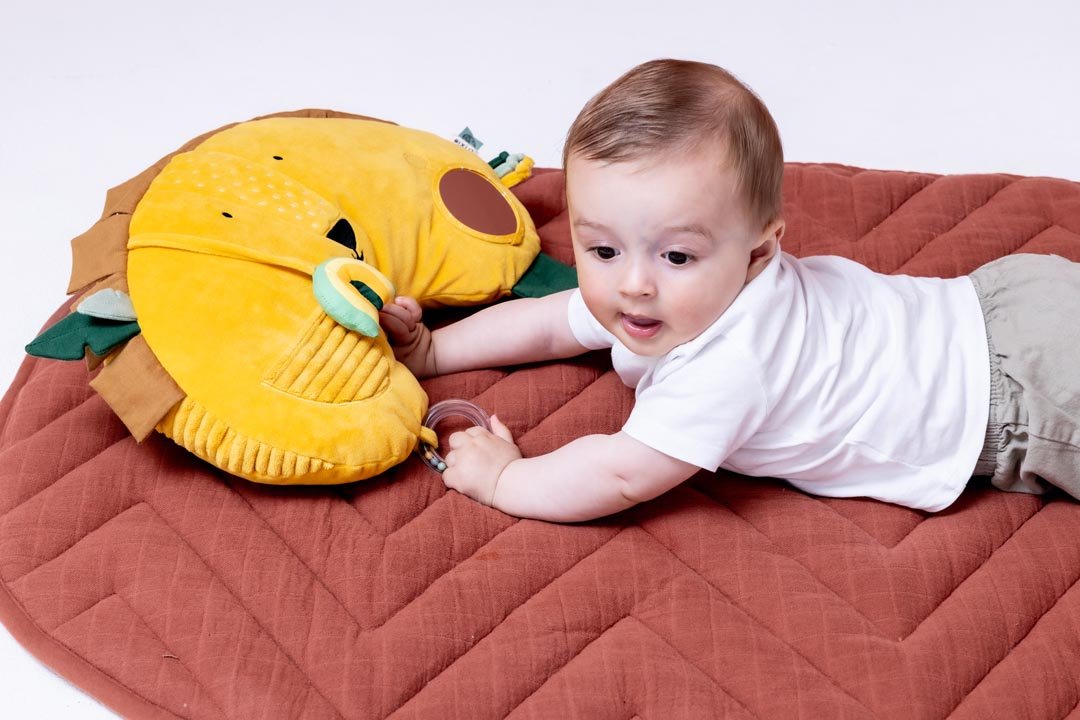 Trixie Tummy time pillow - Mr. Lion (Min. of 2 PK, multiples of 2 PK) - MAIGHAN DISTRIBUTION CANADA