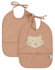 Trixie Waterproof bib 2 - pack - Mrs. Cat (Min. of 2 PK, multiples of 2 PK) - MAIGHAN DISTRIBUTION CANADA