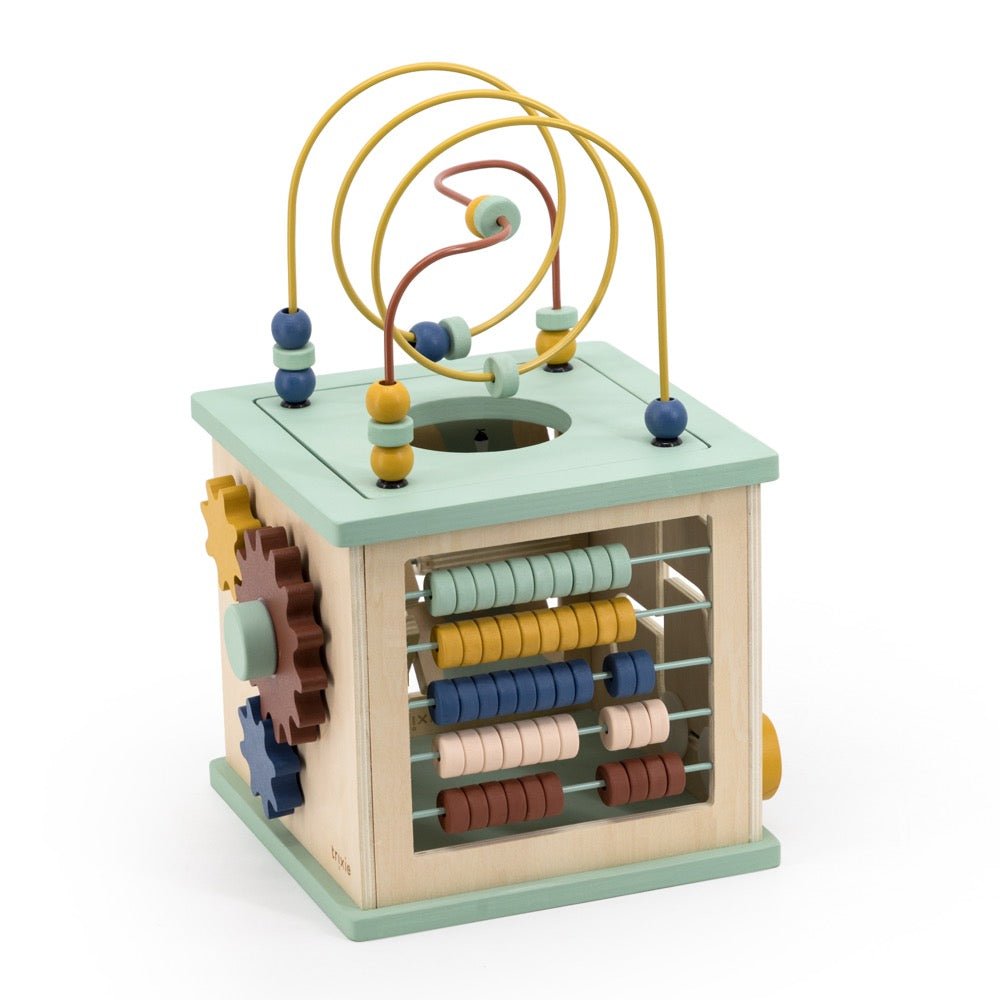 Trixie Wooden 5 - in - 1 activity cube (Min. of 2 PK, multiples of 2 PK) - MAIGHAN DISTRIBUTION CANADA