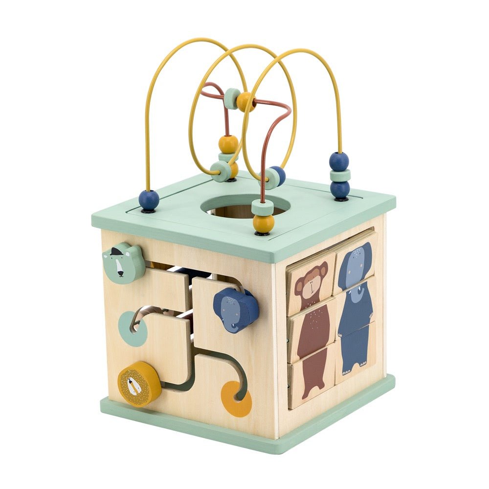 Trixie Wooden 5 - in - 1 activity cube (Min. of 2 PK, multiples of 2 PK) - MAIGHAN DISTRIBUTION CANADA