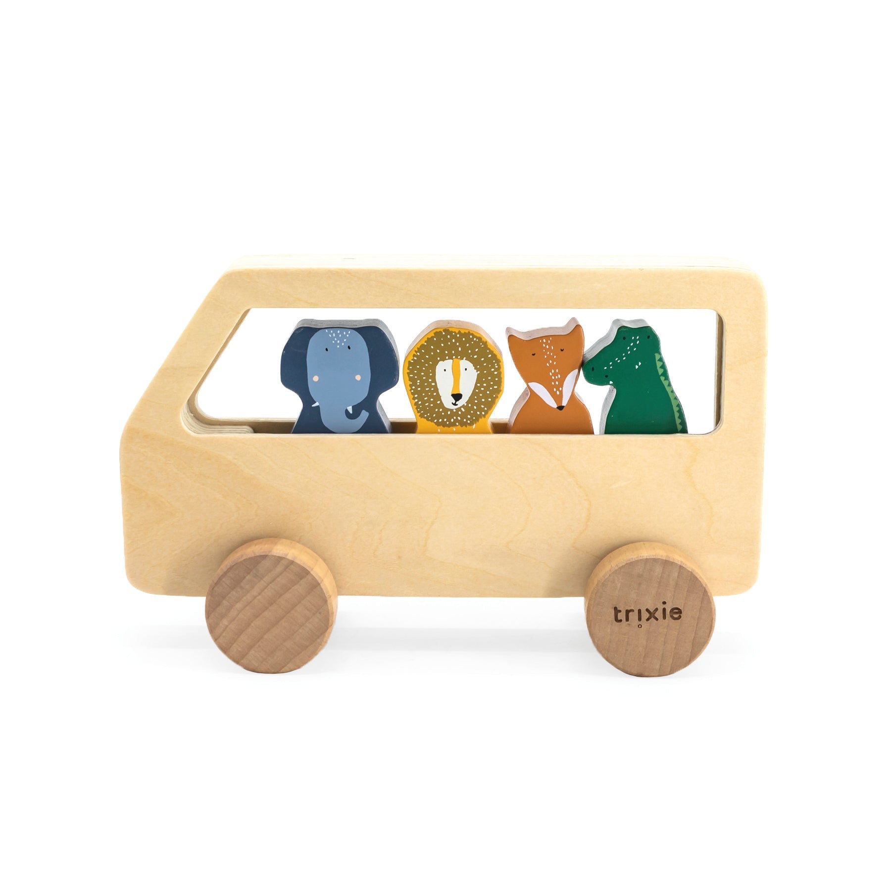 Trixie Wooden animal bus (Min. of 2 PK, multiples of 2 PK) - MAIGHAN DISTRIBUTION CANADA