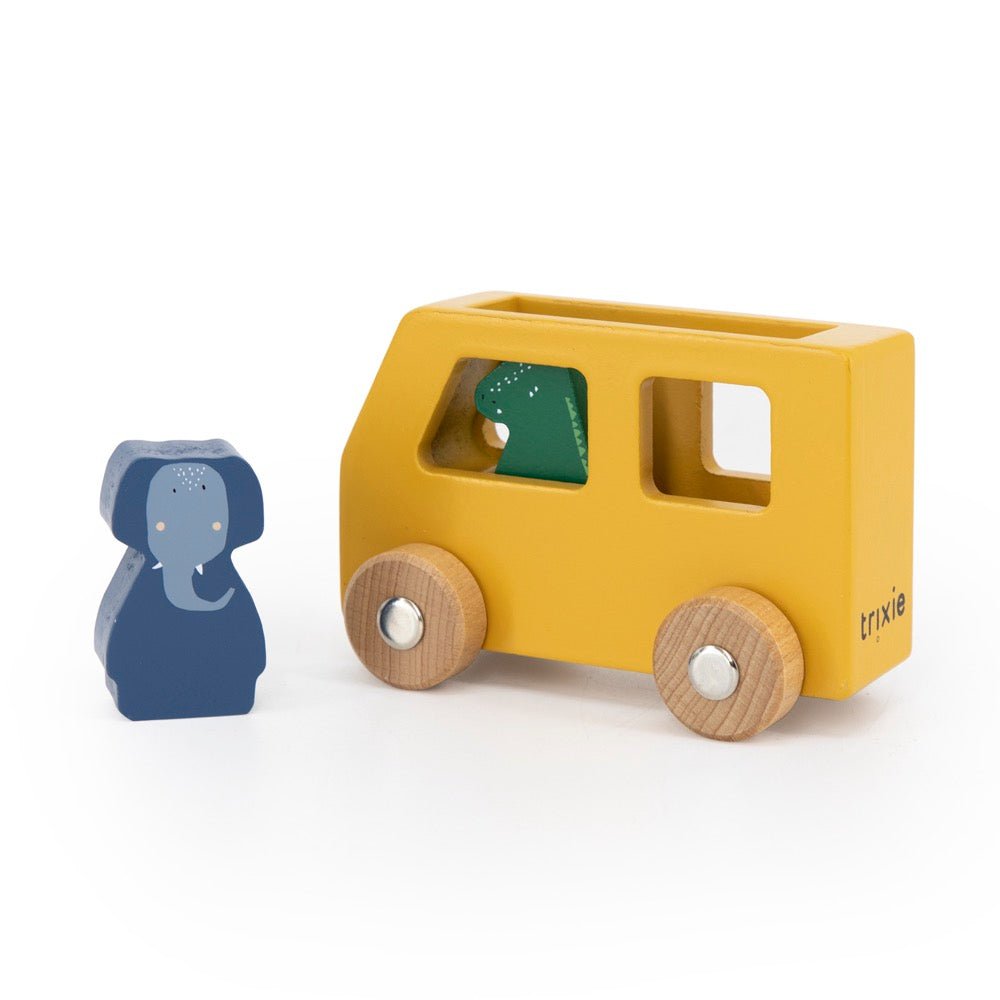 Trixie Wooden animal Car Set (Min. of 2 PK, multiples of 2 PK) - MAIGHAN DISTRIBUTION CANADA