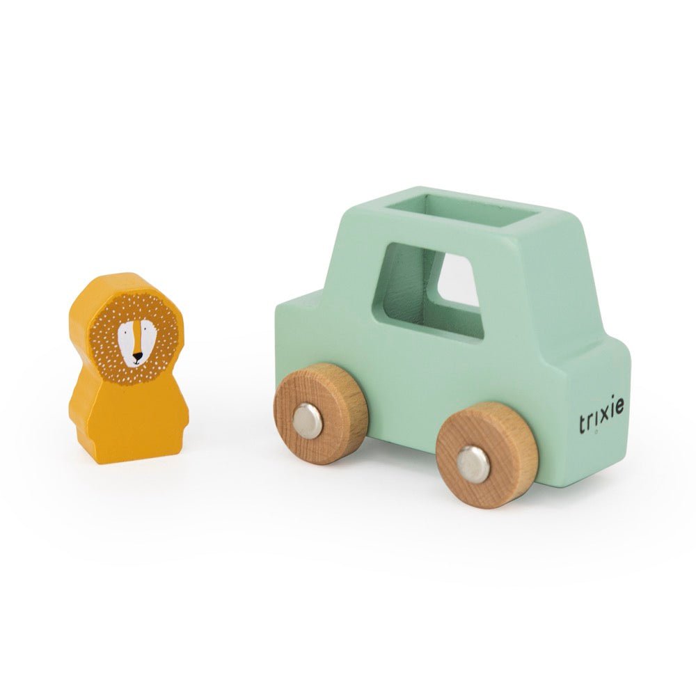 Trixie Wooden animal Car Set (Min. of 2 PK, multiples of 2 PK) - MAIGHAN DISTRIBUTION CANADA