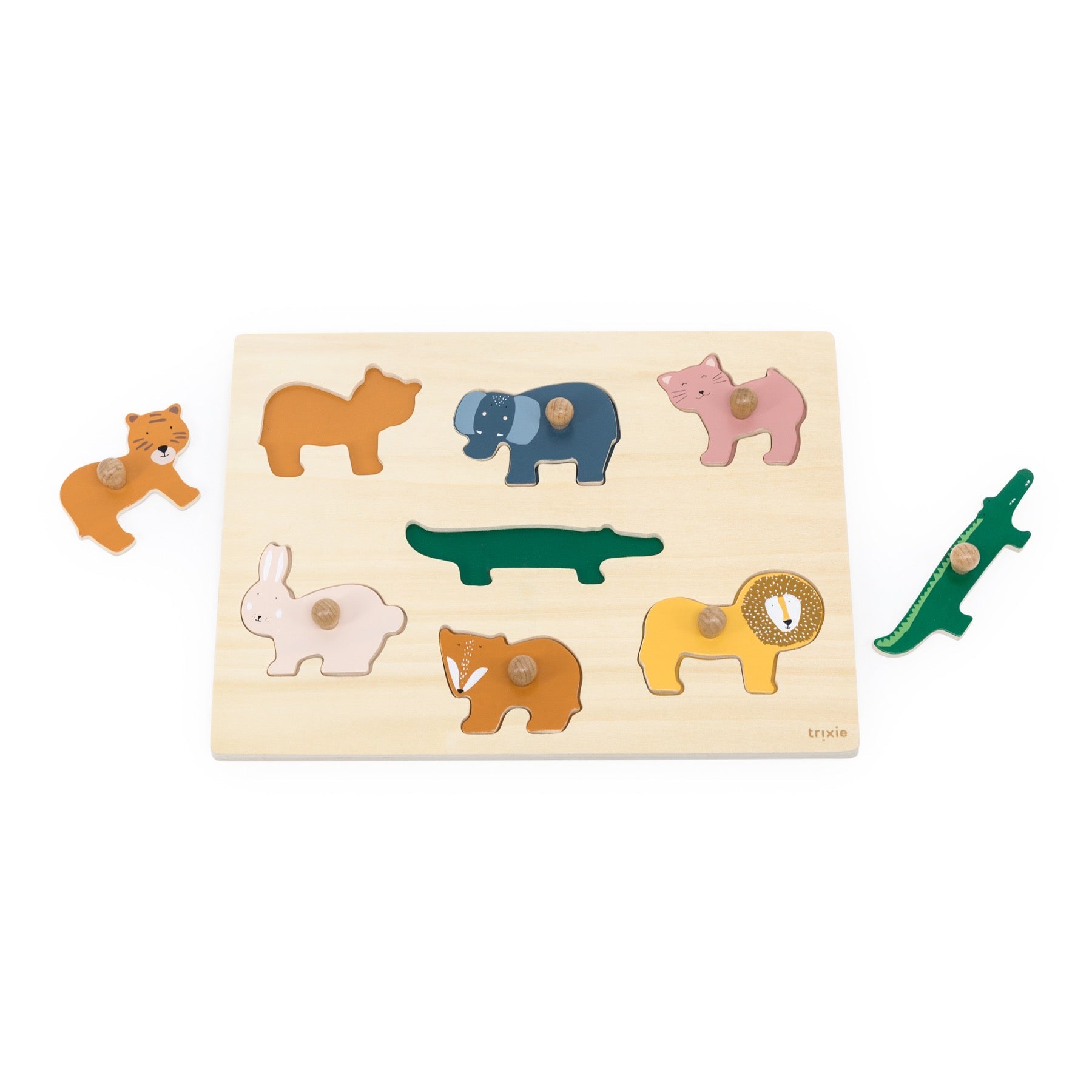 Trixie Wooden animal puzzle - 7pcs (Min. of 2 PK, multiples of 2 PK) - MAIGHAN DISTRIBUTION CANADA