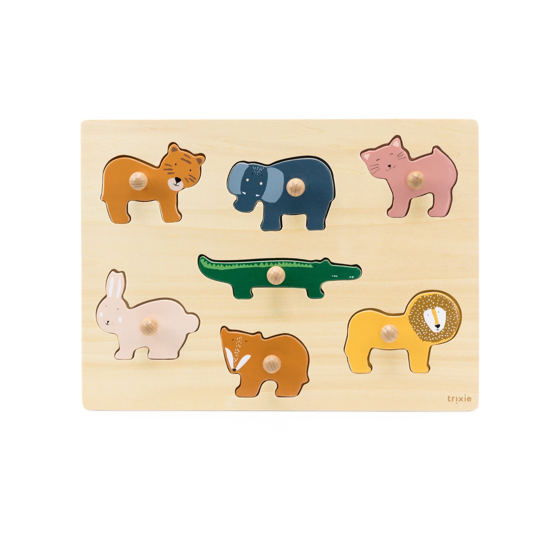 Trixie Wooden animal puzzle - 7pcs (Min. of 2 PK, multiples of 2 PK) - MAIGHAN DISTRIBUTION CANADA