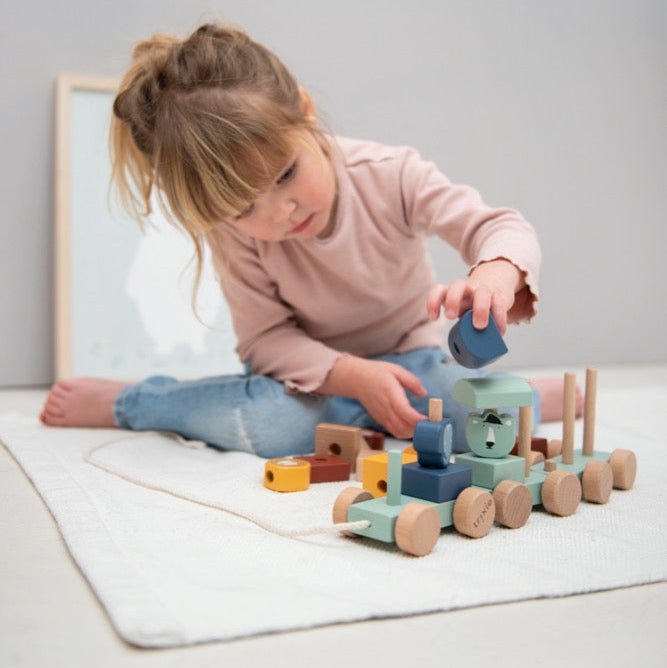 Trixie Wooden animal train (Min. of 3 PK, multiples of 3 PK) - MAIGHAN DISTRIBUTION CANADA