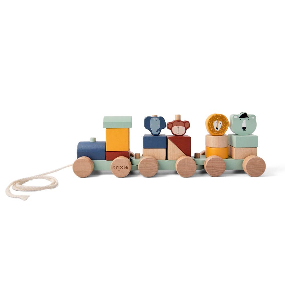 Trixie Wooden animal train (Min. of 3 PK, multiples of 3 PK) - MAIGHAN DISTRIBUTION CANADA