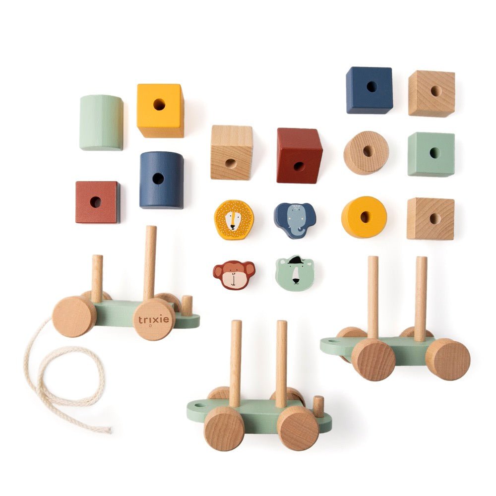 Trixie Wooden animal train (Min. of 3 PK, multiples of 3 PK) - MAIGHAN DISTRIBUTION CANADA