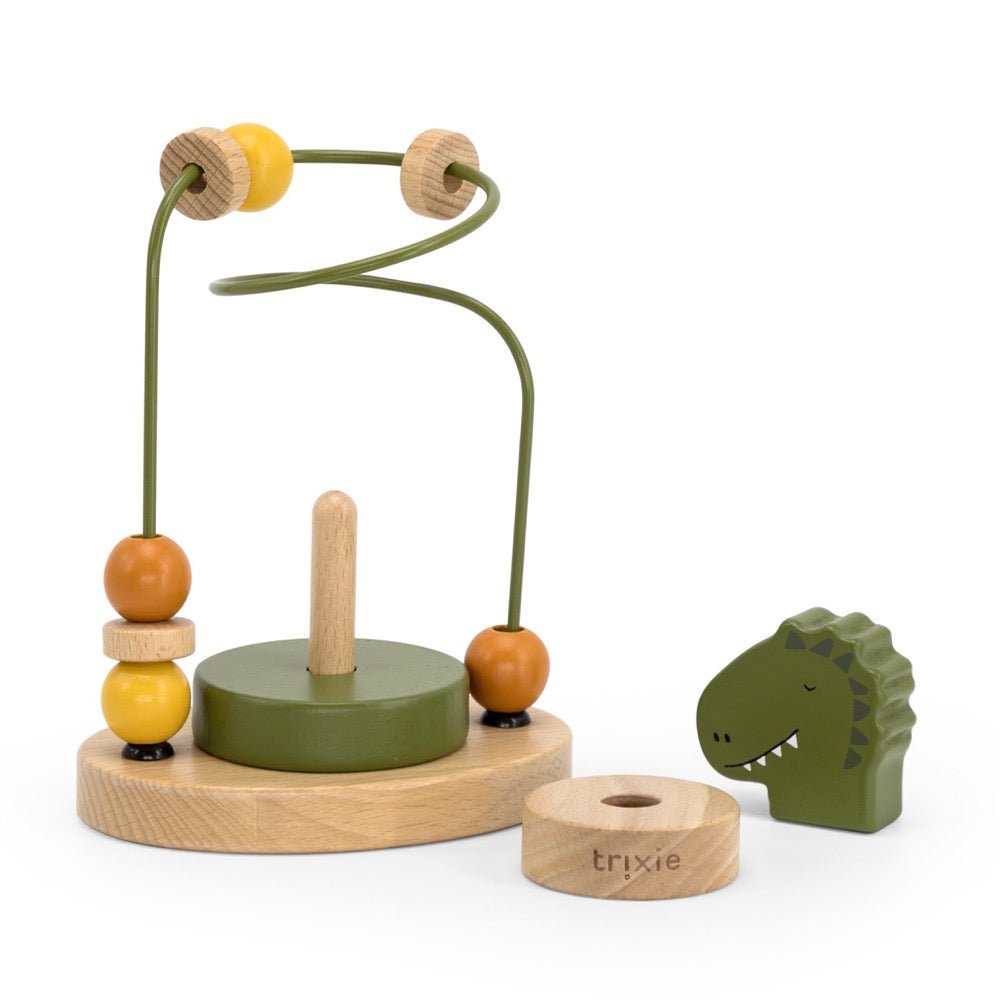 Trixie Wooden beads maze - Mr. Dino (Min. of 2 PK, multiples of 2 PK) - MAIGHAN DISTRIBUTION CANADA