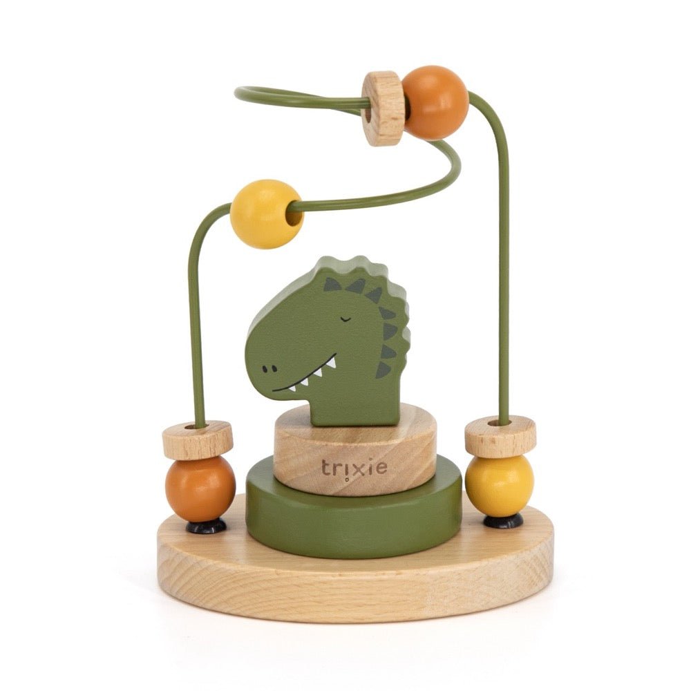 Trixie Wooden beads maze - Mr. Dino (Min. of 2 PK, multiples of 2 PK) - MAIGHAN DISTRIBUTION CANADA