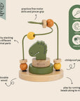 Trixie Wooden beads maze - Mr. Dino (Min. of 2 PK, multiples of 2 PK) - MAIGHAN DISTRIBUTION CANADA