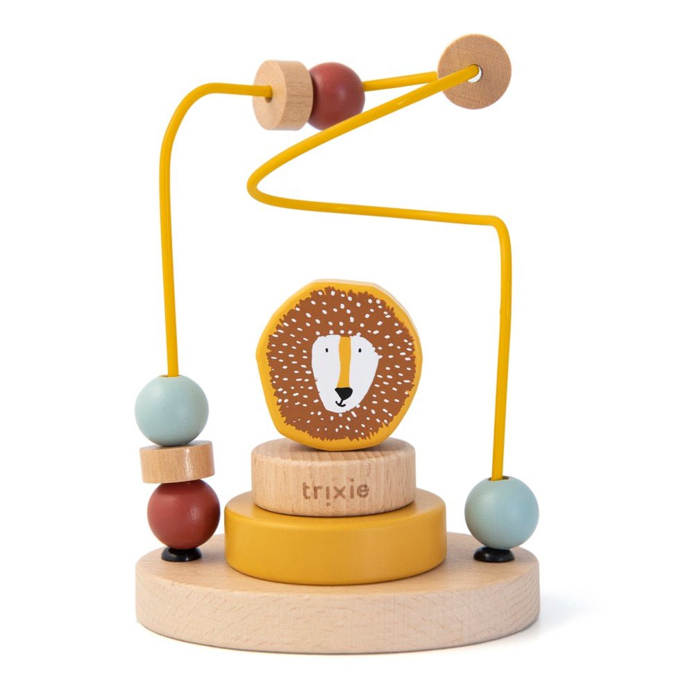 Trixie Wooden beads maze - Mr. Lion (Min. of 2 PK, multiples of 2 PK) - MAIGHAN DISTRIBUTION CANADA