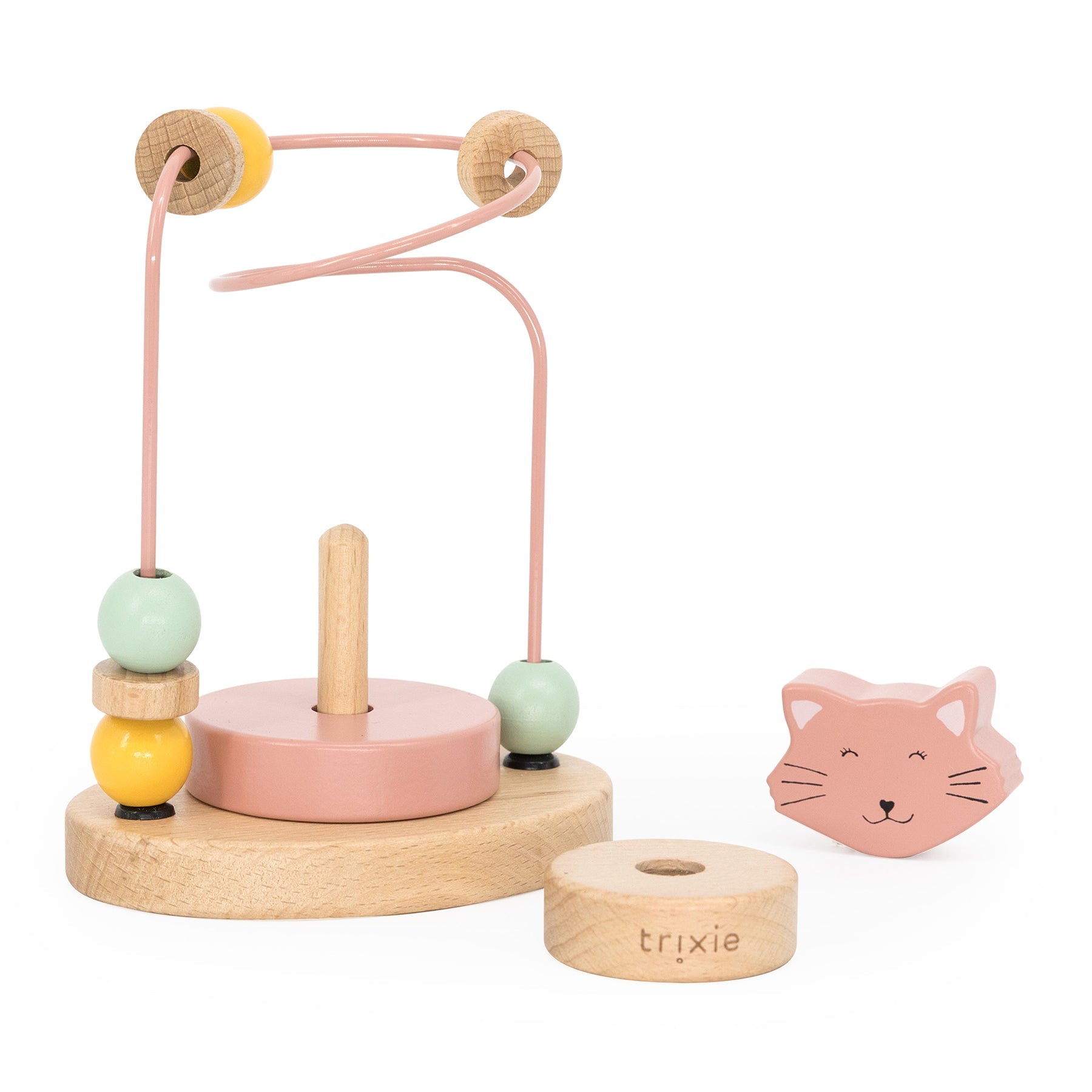 Trixie Wooden beads maze - Mrs. Cat (Min. of 2 PK, multiples of 2 PK) - MAIGHAN DISTRIBUTION CANADA