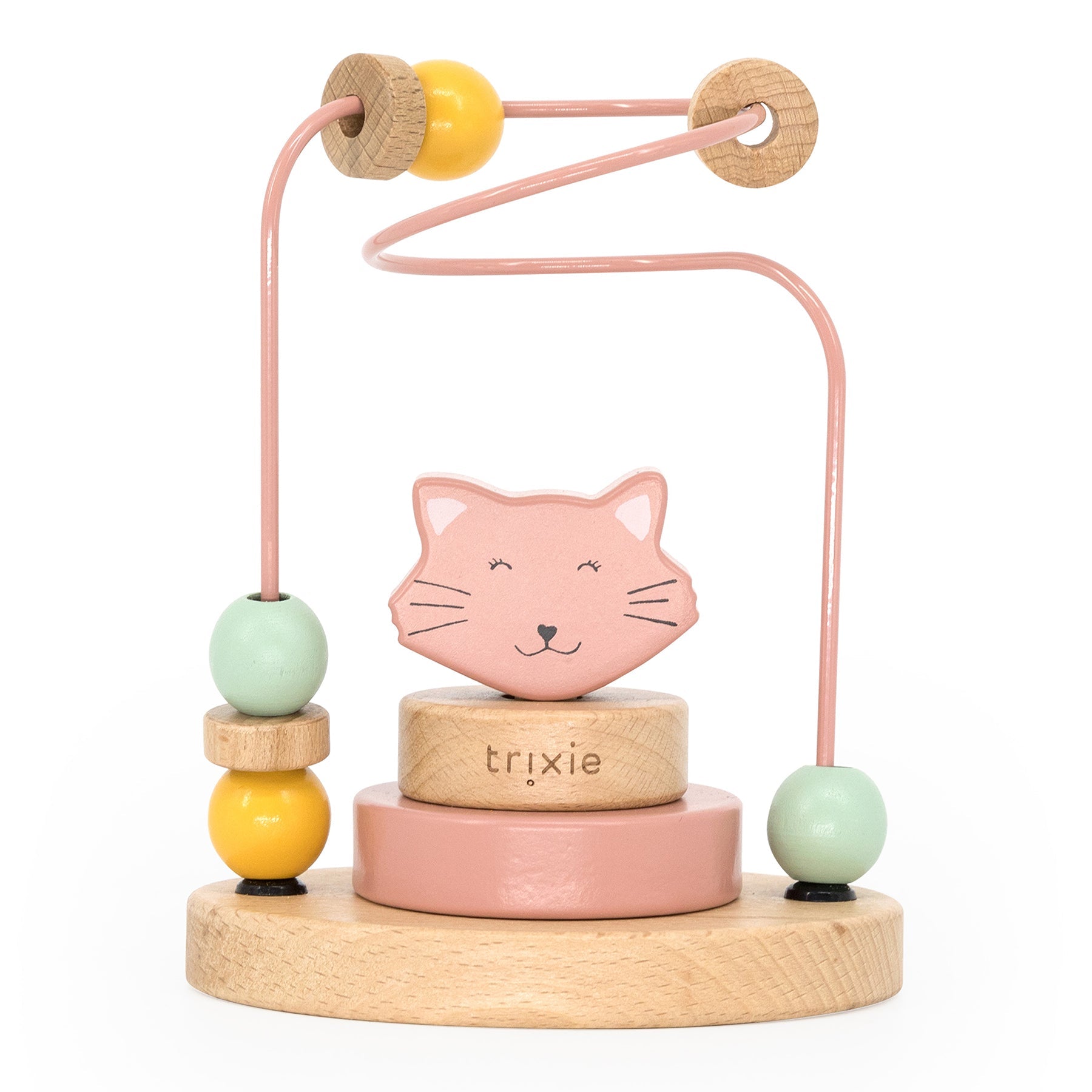 Trixie Wooden beads maze - Mrs. Cat (Min. of 2 PK, multiples of 2 PK) - MAIGHAN DISTRIBUTION CANADA