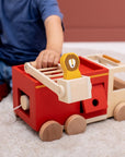 Trixie Wooden fire truck (Min. of 2 PK, multiples of 2 PK) - MAIGHAN DISTRIBUTION CANADA