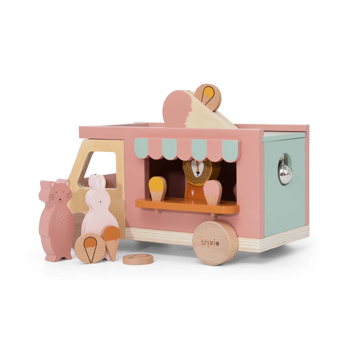 Trixie Wooden ice cream truck (Min. of 2 PK, multiples of 2 PK) - MAIGHAN DISTRIBUTION CANADA