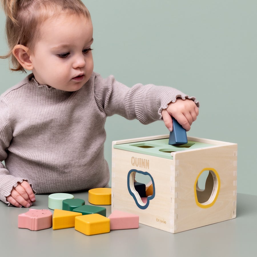Trixie Wooden shape sorter (Min. of 2 PK, multiples of 2 PK) - MAIGHAN DISTRIBUTION CANADA