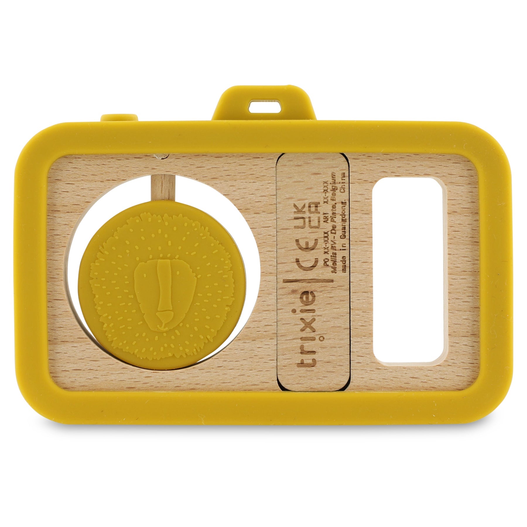 Trixie Wooden silicone baby camera - Mr. Lion (Min. of 3 PK, multiples of 3 PK) - MAIGHAN DISTRIBUTION CANADA