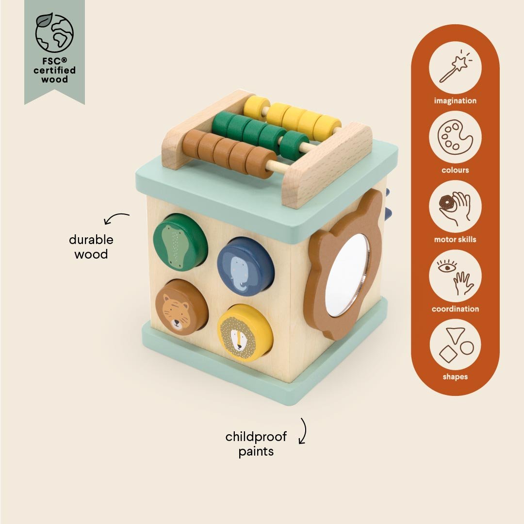 Trixie Wooden small activity cube (Min. of 2 PK, multiples of 2 PK) - MAIGHAN DISTRIBUTION CANADA
