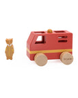 Trixie Wooden small fire truck (Min. of 3 PK, multiples of 3 PK) - MAIGHAN DISTRIBUTION CANADA