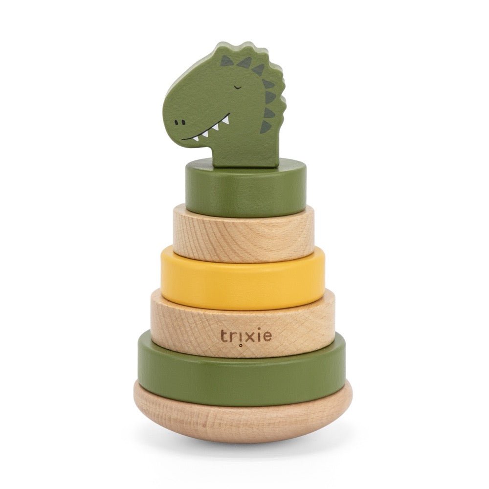 Trixie Wooden stacking toy - Mr. Dino (Min. of 3 PK, multiples of 3 PK) - MAIGHAN DISTRIBUTION CANADA