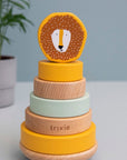 Trixie Wooden stacking toy - Mr. Lion (Min. of 3 PK, multiples of 3 PK) - MAIGHAN DISTRIBUTION CANADA