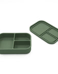 noüka Small Silicone Sealed Snack Box - Fern (Min. of 2 PK, Multiples of 2 PK)