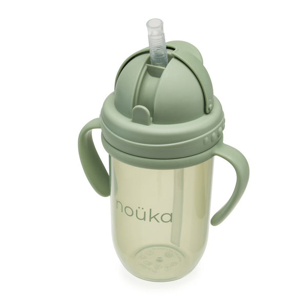 noüka Straight Straw Cup - Moss (Min. of 2 PK, Multiples of 2 PK)