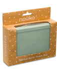 noüka Small Silicone Sealed Snack Box - Fern (Min. of 2 PK, Multiples of 2 PK)
