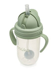 noüka Non-Spill Weighted Straw Cup  9 oz - Moss (Sold in Case of 2, Qty of 1=2 products)