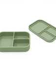 noüka Small Silicone Sealed Snack Box - Leaf (Min. of 2 PK, Multiples of 2 PK)